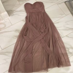 Convertible Chiffon Long Dress
